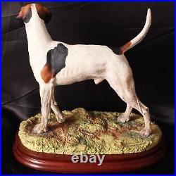 Border Fine Arts Large FOXHOUND Dog Figurine Limited Edition 123/500