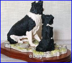Border Fine Arts Large The Understudy Sheep Dog & Puppy Ltd Edn no. L150