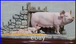 Border Fine Arts Last To Finish Sow and Piglets By Kirsty Armstrong 1996 B0011