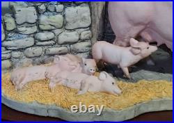 Border Fine Arts Last To Finish Sow and Piglets By Kirsty Armstrong 1996 B0011