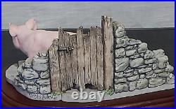 Border Fine Arts Last To Finish Sow and Piglets By Kirsty Armstrong 1996 B0011