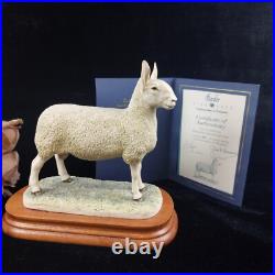 Border Fine Arts Leicester Tup Livestock Sheep With Certificate Limited Ed 950