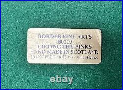 Border Fine Arts Lifting the Pinks B0219 by Ray Ayres Ltd Edition 828/1750 VGC