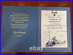 Border Fine Arts Lifting the Pinks B0219 by Ray Ayres Ltd Edition 828/1750 VGC