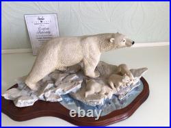 Border Fine Arts Limited Edition'Arctic Adventure', Polar Bears with COA
