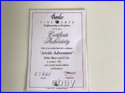 Border Fine Arts Limited Edition'Arctic Adventure', Polar Bears with COA