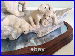Border Fine Arts Limited Edition'Arctic Adventure', Polar Bears with COA