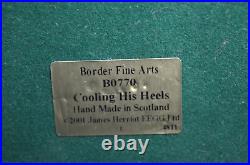 Border Fine Arts Limited Edition Cooling His Heels Boxed With Certificate