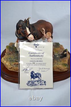 Border Fine Arts Limited Edition Cooling His Heels Boxed With Certificate