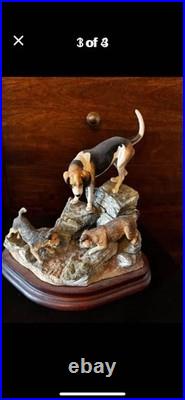 Border Fine Arts Limited Edition Fell Hound And Lakeland Terrier (l92a) 412/750