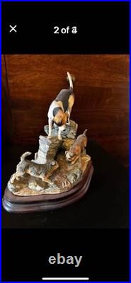 Border Fine Arts Limited Edition Fell Hound And Lakeland Terrier (l92a) 412/750