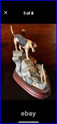 Border Fine Arts Limited Edition Fell Hound And Lakeland Terrier (l92a) 412/750