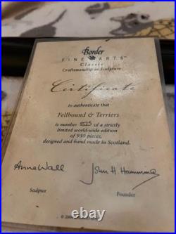 Border Fine Arts Limited Edition Fell Hound And Lakeland Terrier (l92a) 412/750