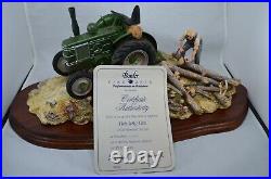 Border Fine Arts Limited Edition Hauling Out Field Marshall Tractor