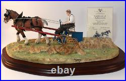 Border Fine Arts Limited Edition Rowing Up & Original Box & Cert c2000 VGC Border Fine Arts Limited Edition Rowing Up & Original Box & Cert c2000 VGC