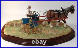 Border Fine Arts Limited Edition Rowing Up & Original Box & Cert c2000 VGC Border Fine Arts Limited Edition Rowing Up & Original Box & Cert c2000 VGC