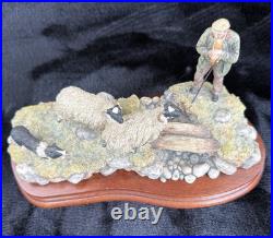 Border Fine Arts Limited Edition Sheepdog and Shepherd Figurine Resin Country