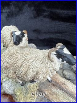 Border Fine Arts Limited Edition Sheepdog and Shepherd Figurine Resin Country