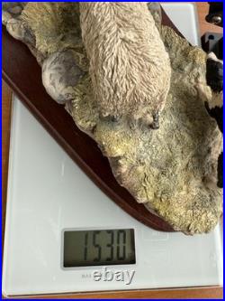 Border Fine Arts Limited Edition Sheepdog and Shepherd Figurine Resin Country