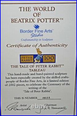 Border Fine Arts Limited Edition The Tale Of Peter Rabbit Tableau