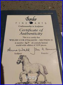 Border Fine Arts Limited Edition Welsh Cob stallion with certificate