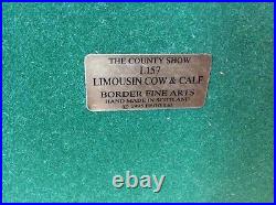 Border Fine Arts Limousin Cow & Calf Style one L157 limited edition