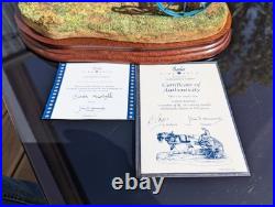 Border Fine Arts Loose Raking B0697A COA Original Box, Excellent Condition Border Fine Arts Loose Raking B0697A COA Original Box, Excellent Condition