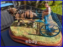 Border Fine Arts Loose Raking B0697A COA Original Box, Excellent Condition Border Fine Arts Loose Raking B0697A COA Original Box, Excellent Condition