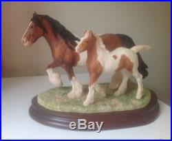 Border Fine Arts Mare And Foal. Limited Edition