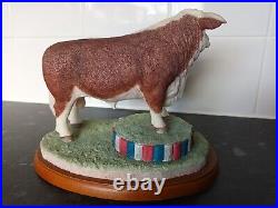 Border Fine Arts'Monty' Hereford bull A25151 Boxed