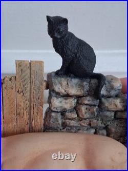 Border Fine Arts Moses and Bertha Figurine JH3 Ray Ayres 1985 Pig Cat Herriot