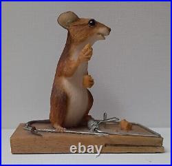 Border Fine Arts Mouse On Trap VG Condition (Rare)