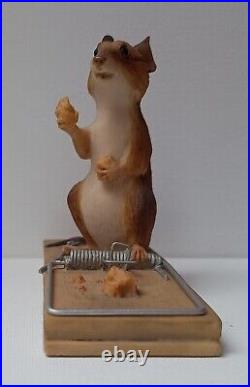 Border Fine Arts Mouse On Trap VG Condition (Rare)