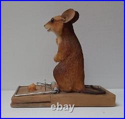 Border Fine Arts Mouse On Trap VG Condition (Rare)