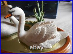 Border Fine Arts Mute Swans Reflections Very Rare A0006 Boxed 1999 VGC