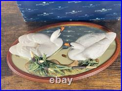 Border Fine Arts Mute Swans Reflections Very Rare A0006 Boxed 1999 VGC