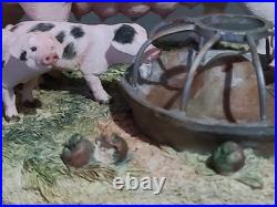 Border Fine Arts Never Satisfied Gloucester Old Spot Sow and Piglets B0442A Border Fine Arts Never Satisfied Gloucester Old Spot Sow and Piglets B0442A