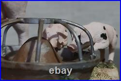 Border Fine Arts Never Satisfied Gloucester Old Spot Sow and Piglets B0442A Border Fine Arts Never Satisfied Gloucester Old Spot Sow and Piglets B0442A
