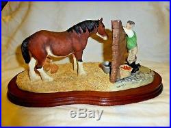 Border Fine Arts Next Generation Horse And Foal Figurine B 0201 Limited Edition
