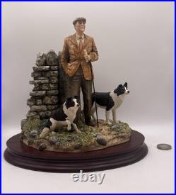 Border Fine Arts'Next To Go' Model by Ray Ayres (B0012) Sheepdog Trials
