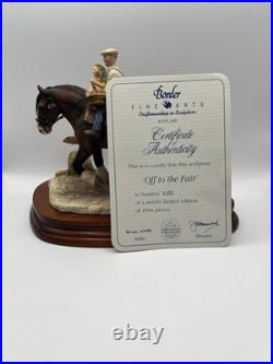 Border Fine Arts Off to the Fair Limited Edition 1102 / 1994 Excellent