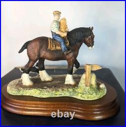 Border Fine Arts Off to the Fair Limited Edition 1206 / 1994 Excellent Border Fine Arts Off to the Fair Limited Edition 1206 / 1994 Excellent