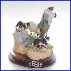 Border Fine Arts, On The Hill, B0877, Sheep, Boxed