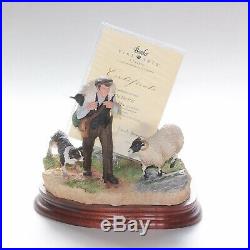 Border Fine Arts, On The Hill, B0877, Sheep, Boxed