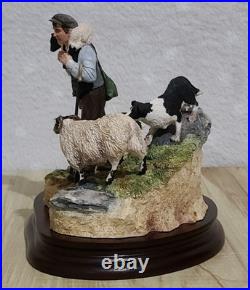 Border Fine Arts On the Hill with COA. Limited Edition 677/750 B0877