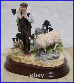 Border Fine Arts On the Hill with COA. Limited Edition 677/750 B0877