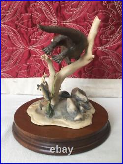 Border Fine Arts Otter and Trout WW5 Vintage 1989 by Elizabeth Waugh