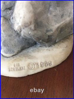 Border Fine Arts Otter and Trout WW5 Vintage 1989 by Elizabeth Waugh