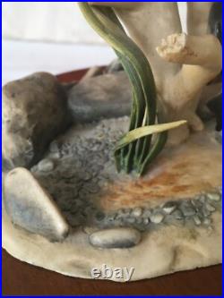 Border Fine Arts Otter and Trout WW5 Vintage 1989 by Elizabeth Waugh