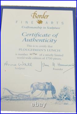 Border Fine Arts PLOUGMAN'S LUNCH LIMITED EDTION 676 OF 1750